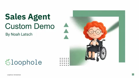 Sales Agent Demo video cover